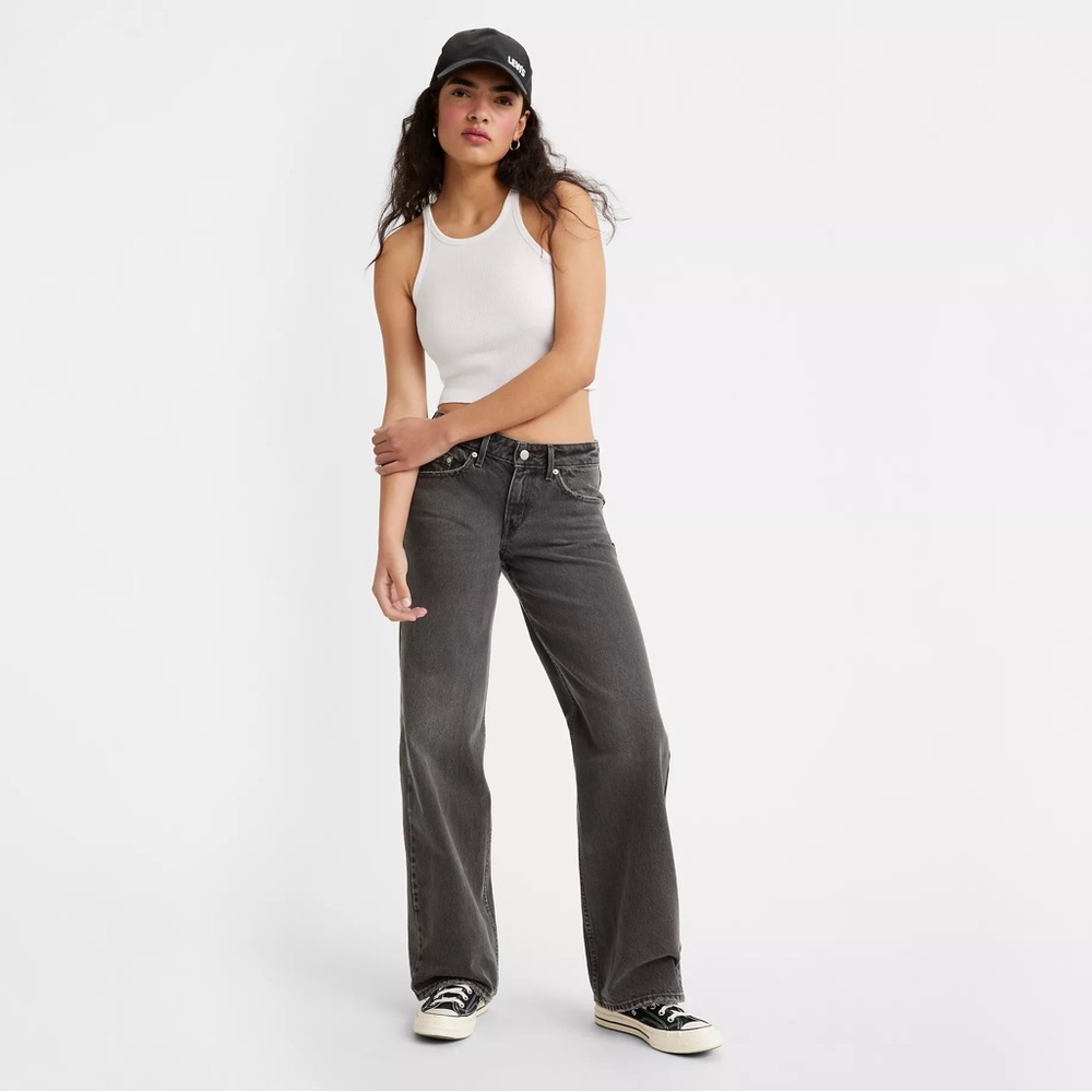 LEVIS LOW LOOSE BLACK/GREY JEANS